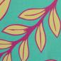 Preview: Dekodruck Blätter Pink/Gelb auf Mint von Swafing by Lillesol&Pelle